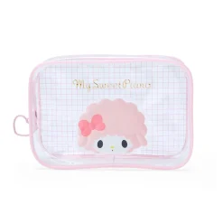 Japan Original My Sweet Piano Clear Grid Zipper Pouch