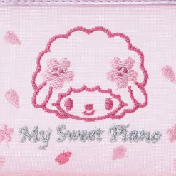 Japan Original My Sweet Piano Mesh Zipper Pouch (Pink Sakura Series)