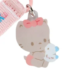 Japan Original Nya Ni Nyu Nye Nyon Logo Keychain (Sanrio Character Award Series)