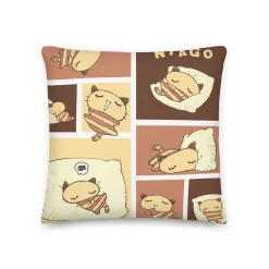 Printful Nyago Lazy Day 18" Square Pillow