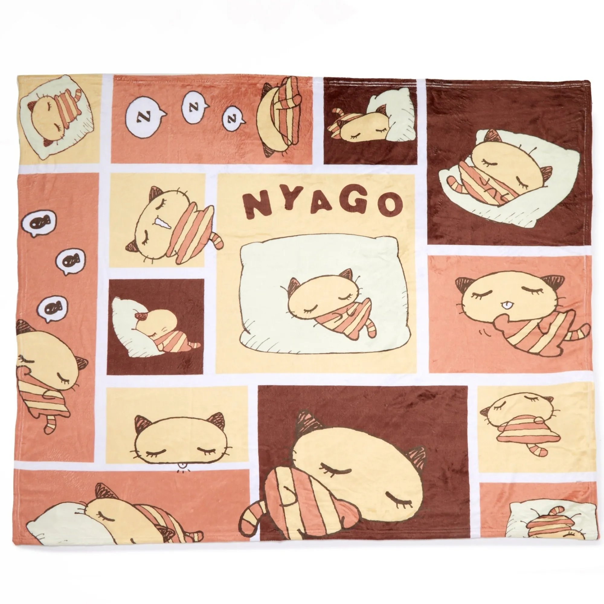Printful Nyago Lazy Day Throw Blanket