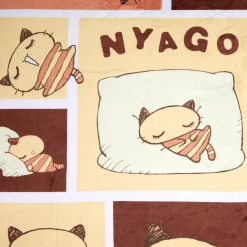 Printful Nyago Lazy Day Throw Blanket