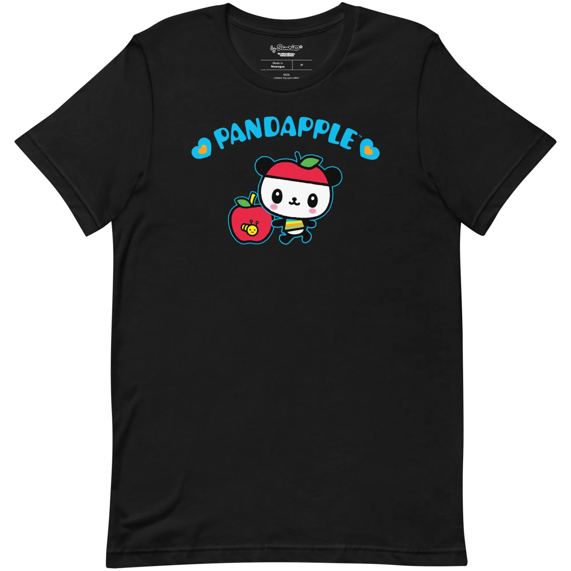 Printful Pandapple Blue Hearts Tee