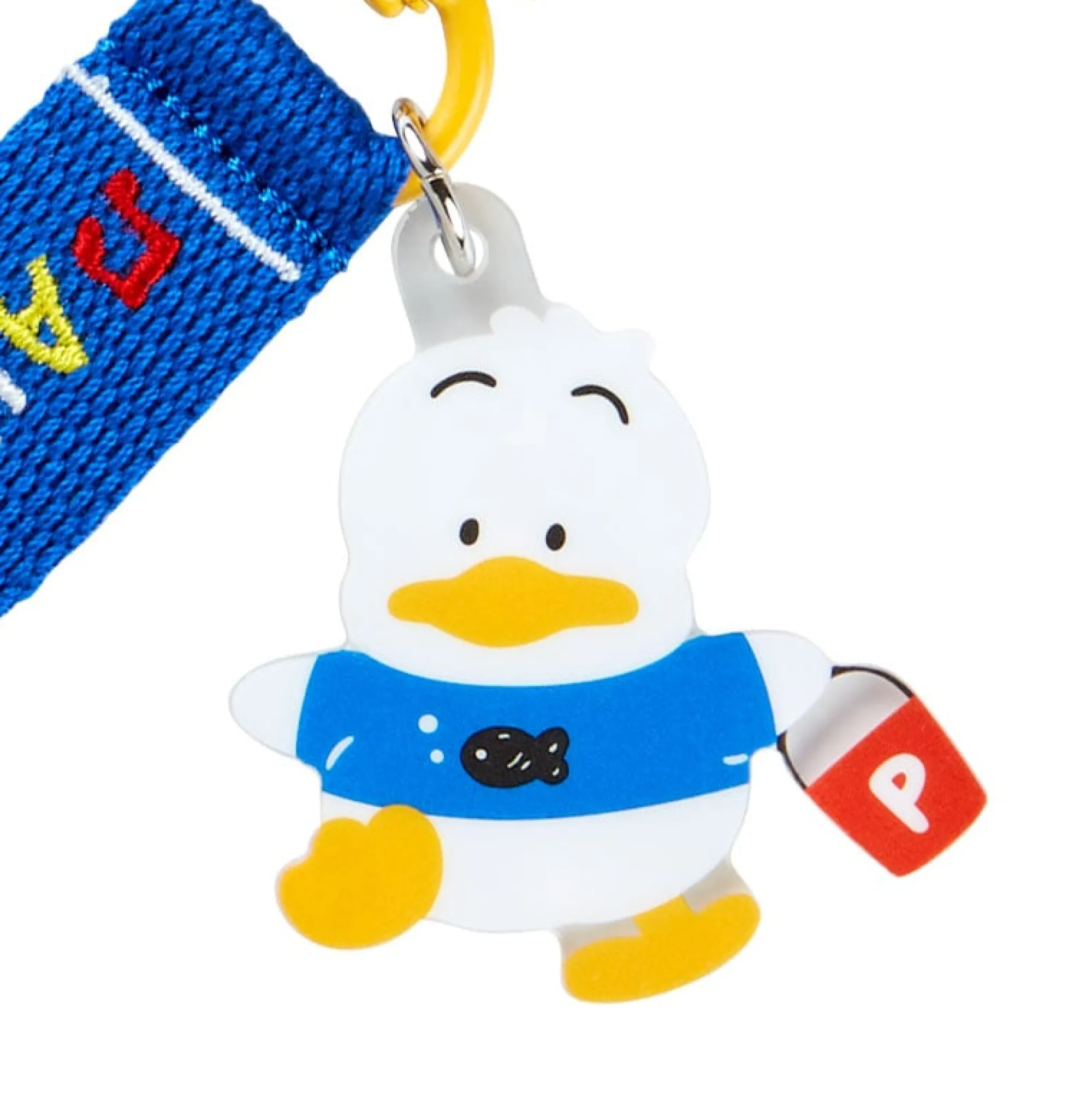 Japan Original Pekkle Logo Keychain (Sanrio Character Award Series)