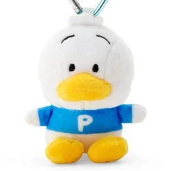 Japan Original Pekkle Plush Mascot All My Heart Keychain