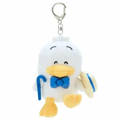 Japan Original Pekkle Plush Mascot Keychain (Happy Song and Dance Series)
