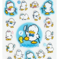 Japan Original Pekkle Sticker Sheet (Happy Song and Dance Series)