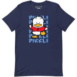 Printful Pekkle Watashi Wa T-Shirt (Navy Blue)
