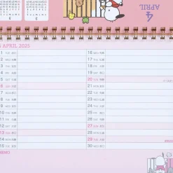 Japan Original Pochacco 2025 Desk Calendar