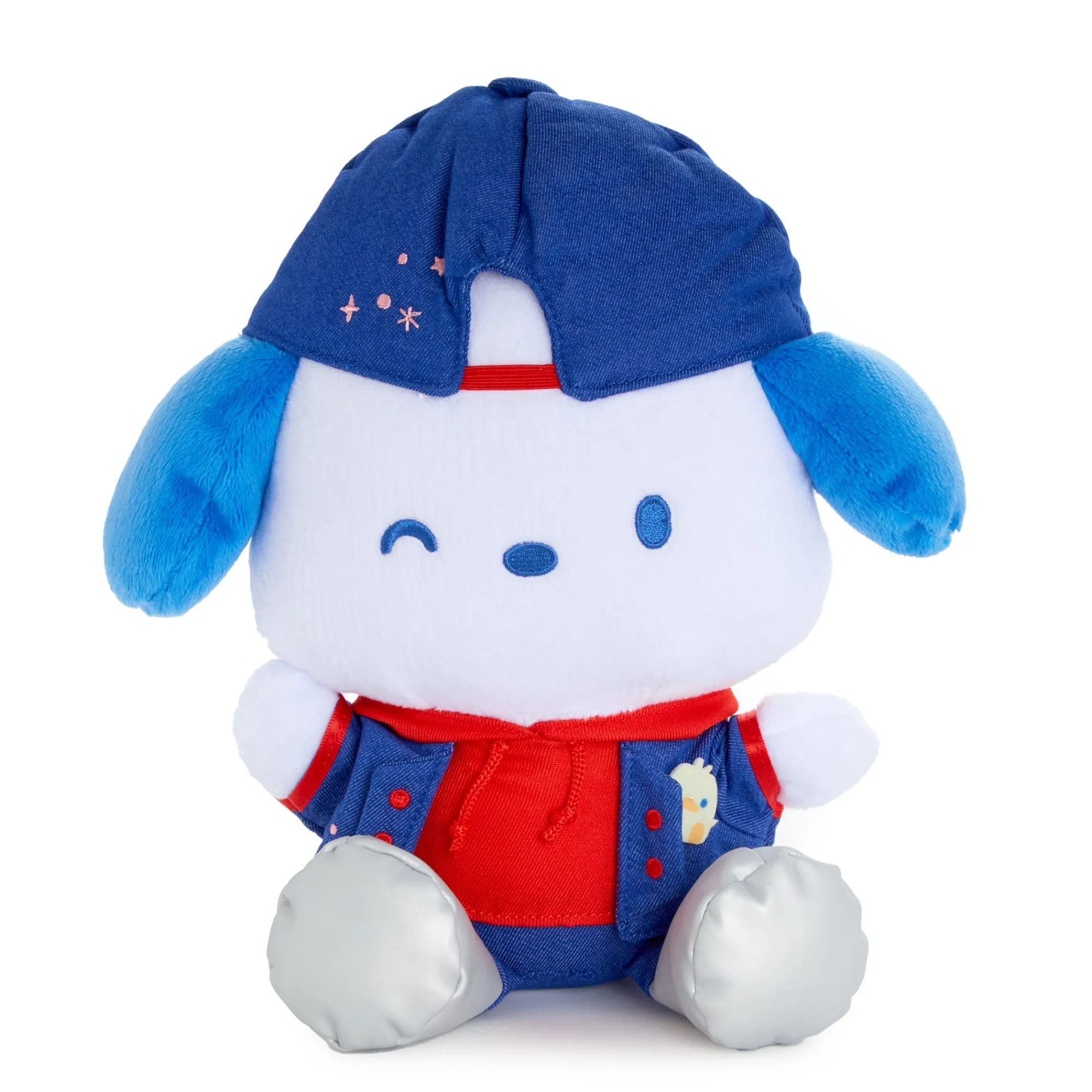 Global Original Pochacco 8" Plush (Hapidanbui Boy Band Series)