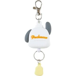 Japan Original Pochacco Bestie Face Badge Reel