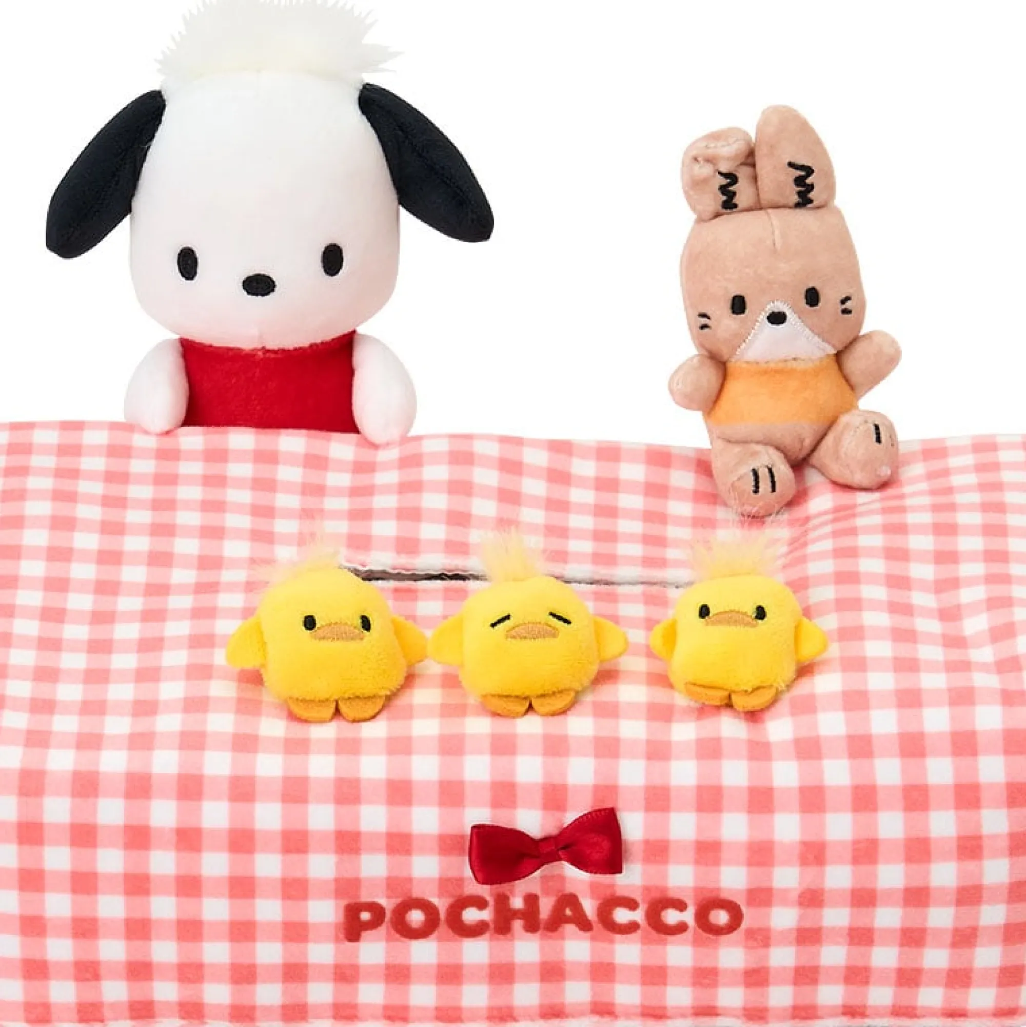 Japan Original Pochacco Besties Soft Tissue Box Cover