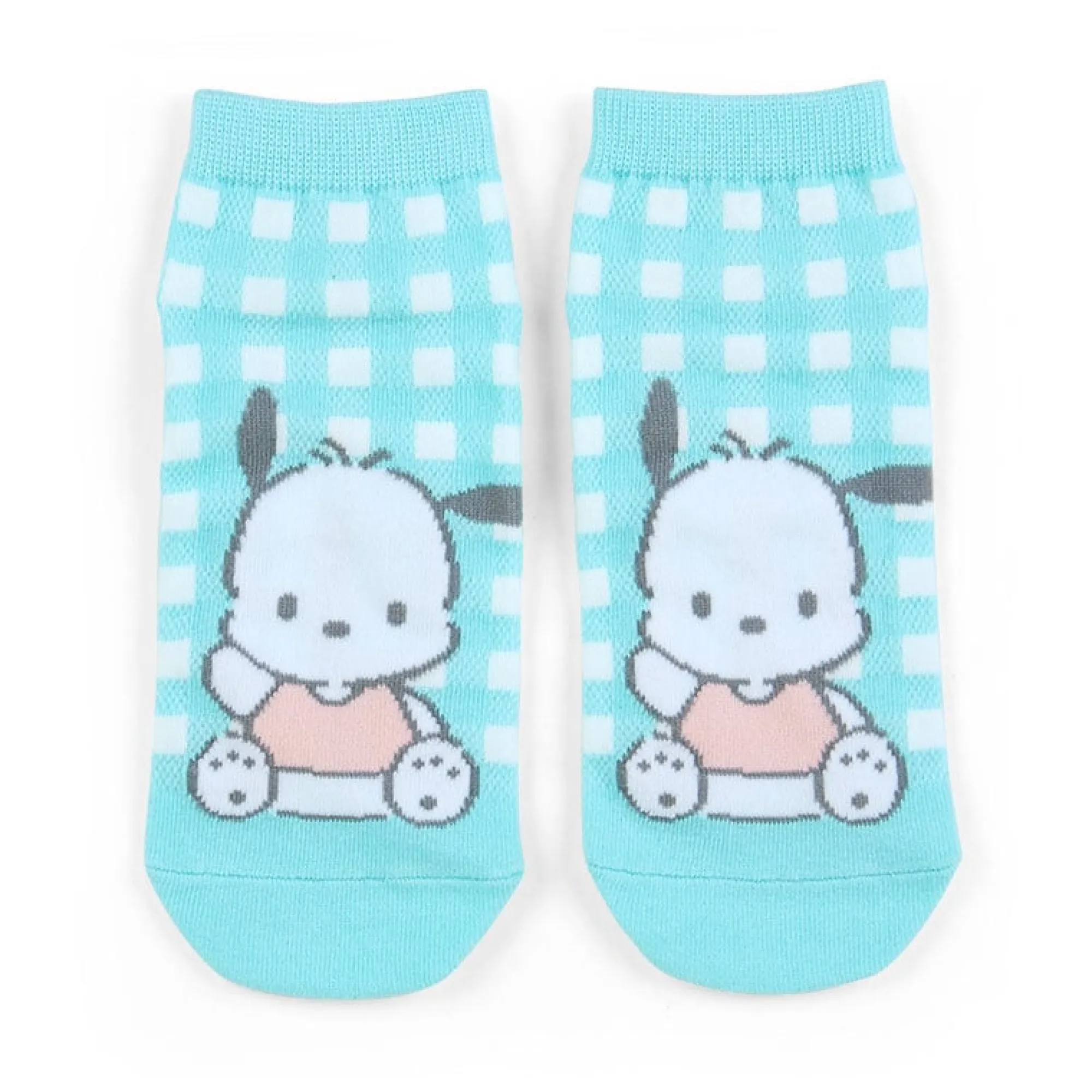 Japan Original Pochacco Checkered Ankle Socks
