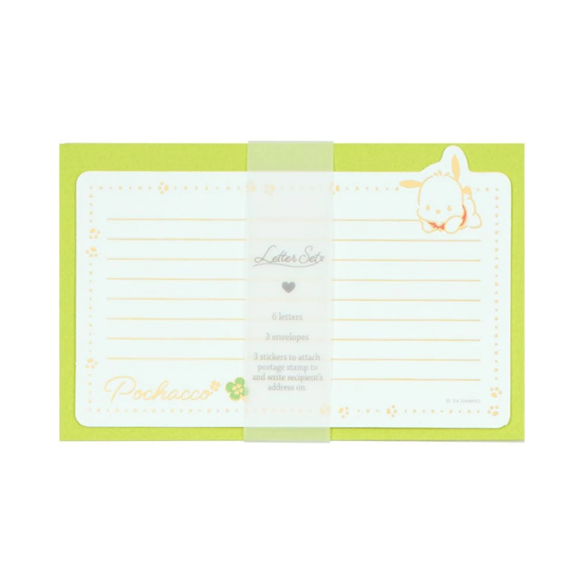 Japan Original Pochacco Classic Enclosure Letter Set