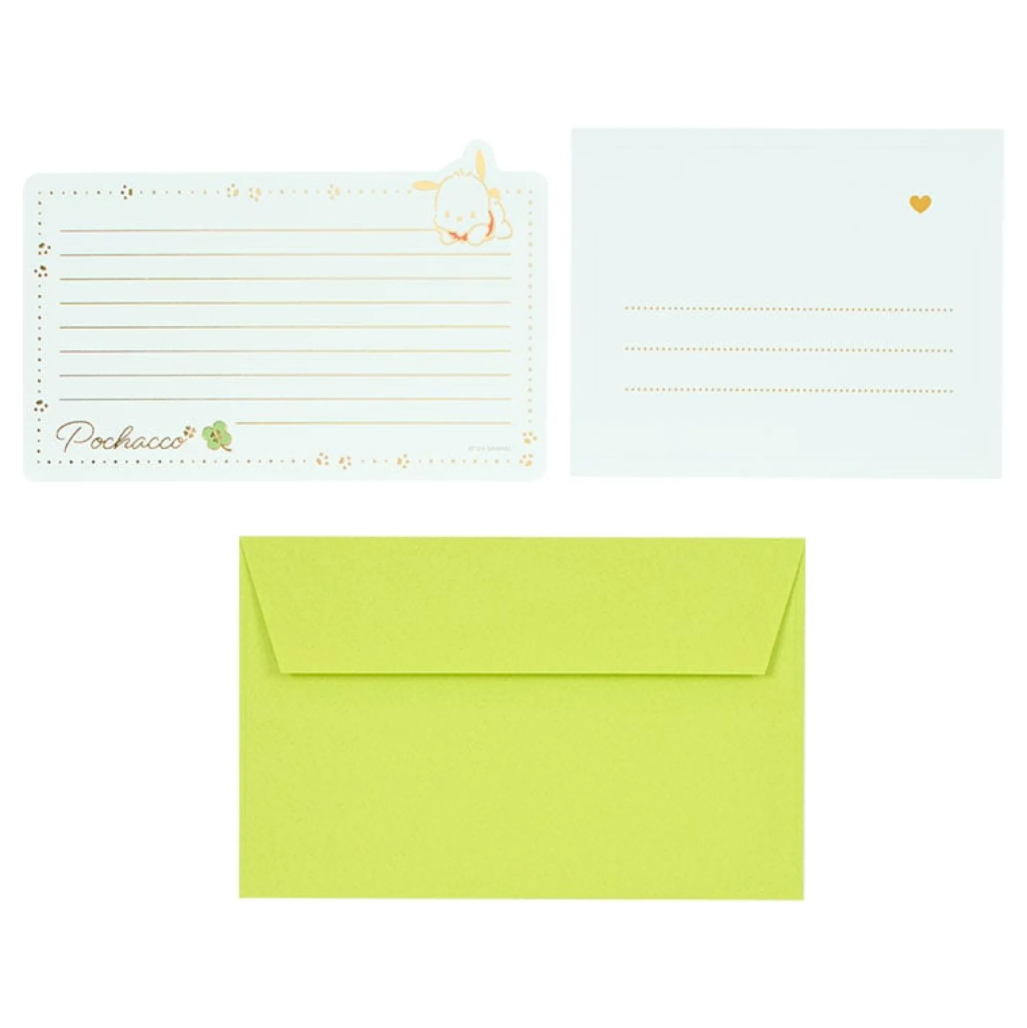 Japan Original Pochacco Classic Enclosure Letter Set