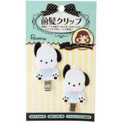 Japan Original Pochacco Classic Hair Clip Set