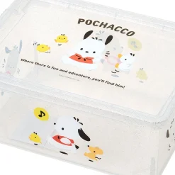 Japan Original Pochacco Clear Glitter Storage Bin (S)