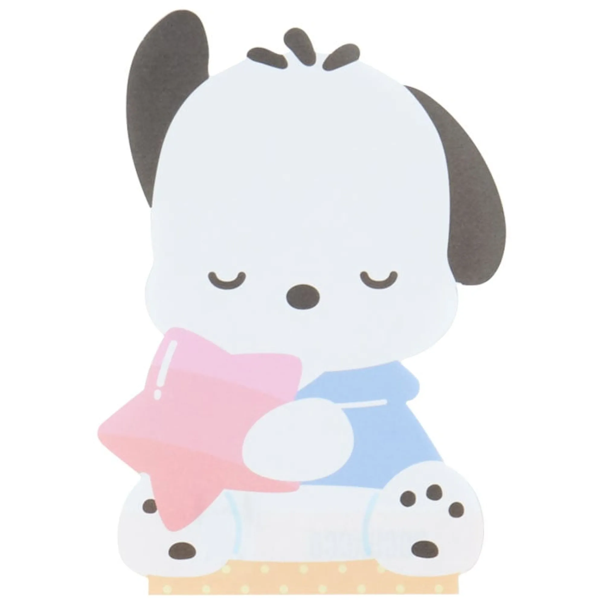 Japan Original Pochacco Die-cut Memo Pad (Expressions)