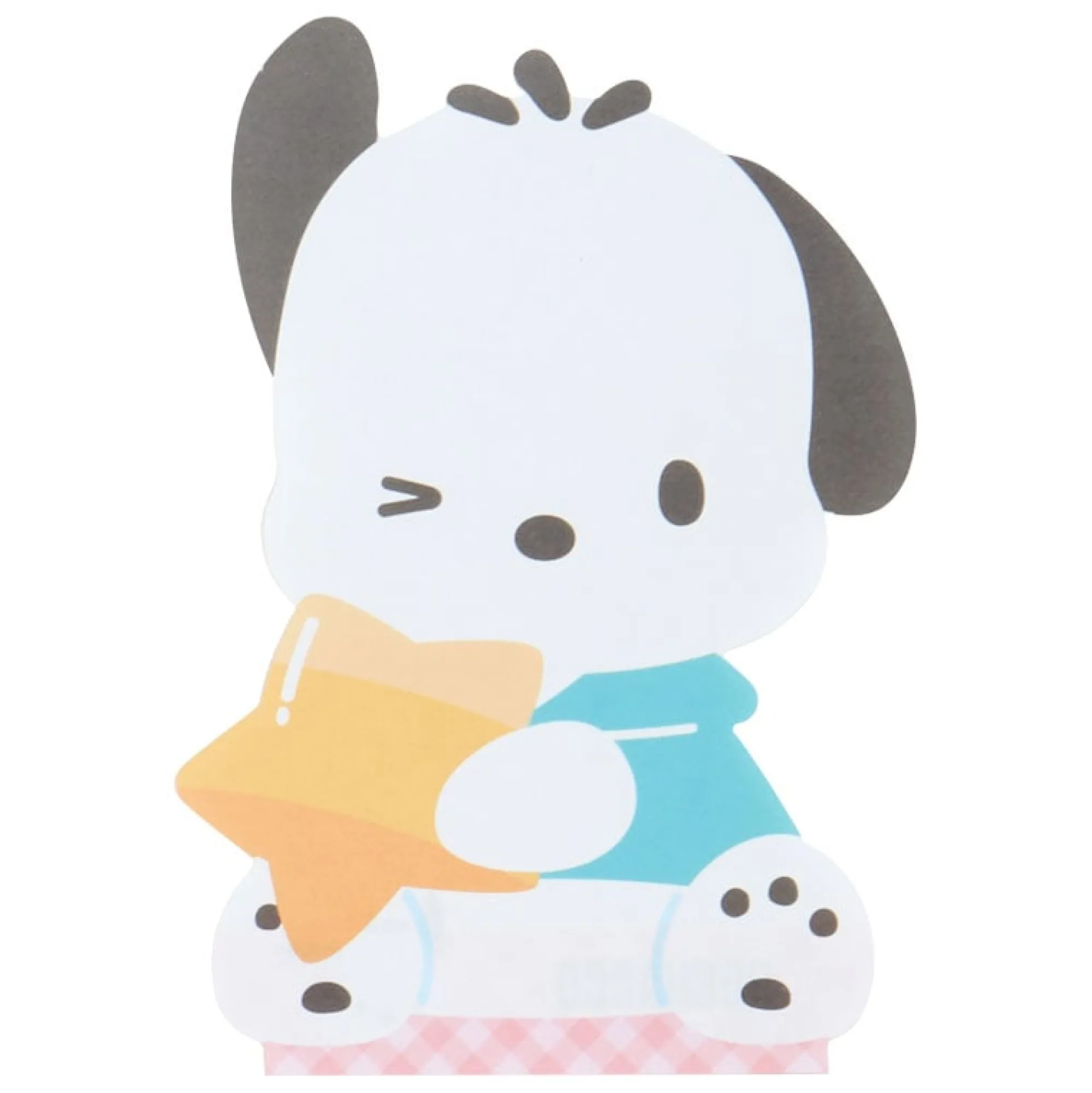 Japan Original Pochacco Die-cut Memo Pad (Expressions)