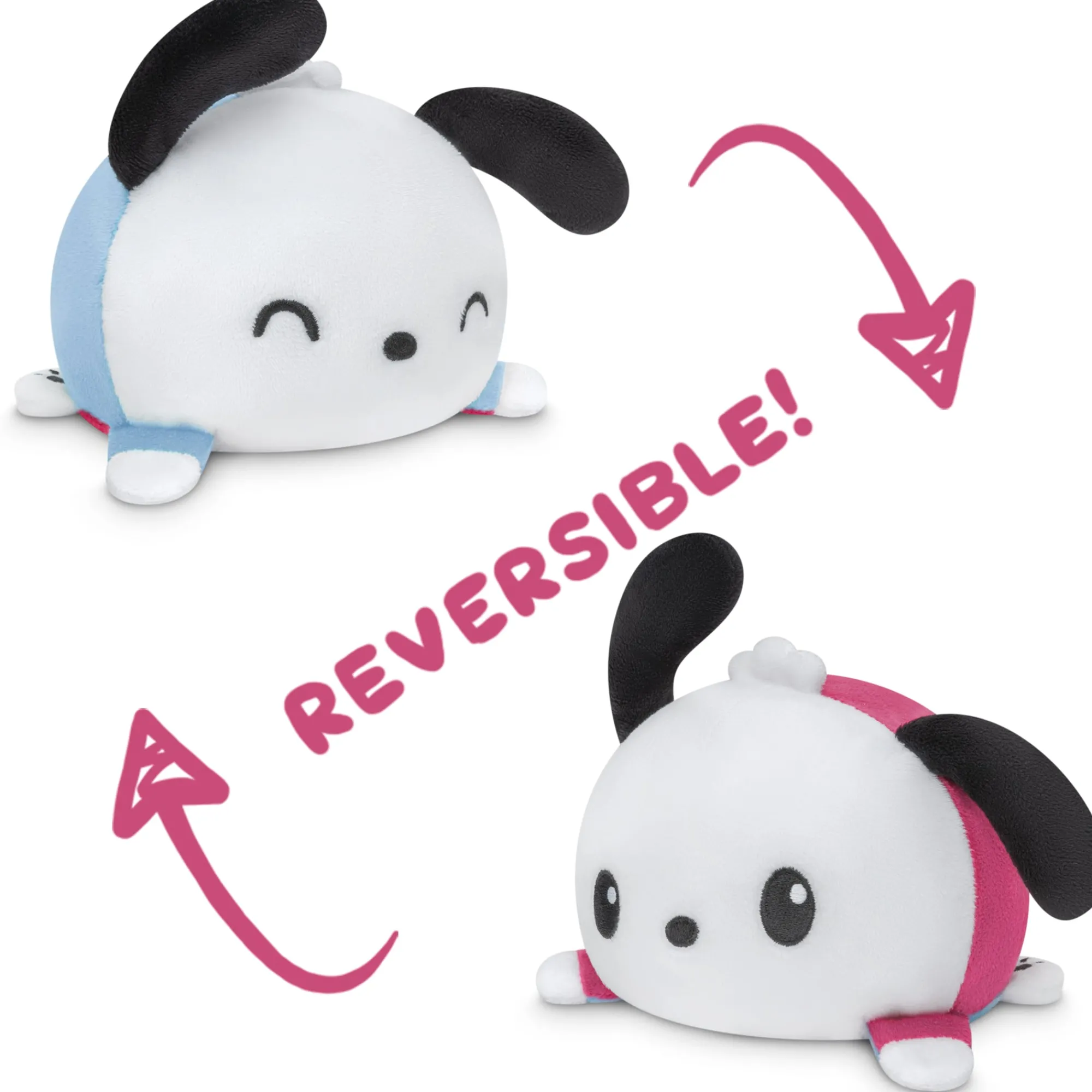 Tee Turtle LLC Pochacco 2-in-1 Reversible Plush