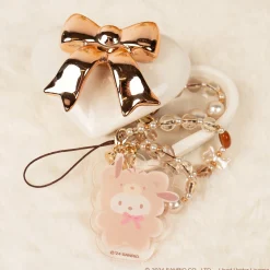 Hamee.com - Hamee US Pochacco Latte Bear Beaded Charm Mobile Phone Wrist Strap