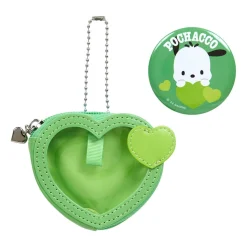 Japan Original Pochacco Mini Pouch and Pin Set (Big Heart Series)