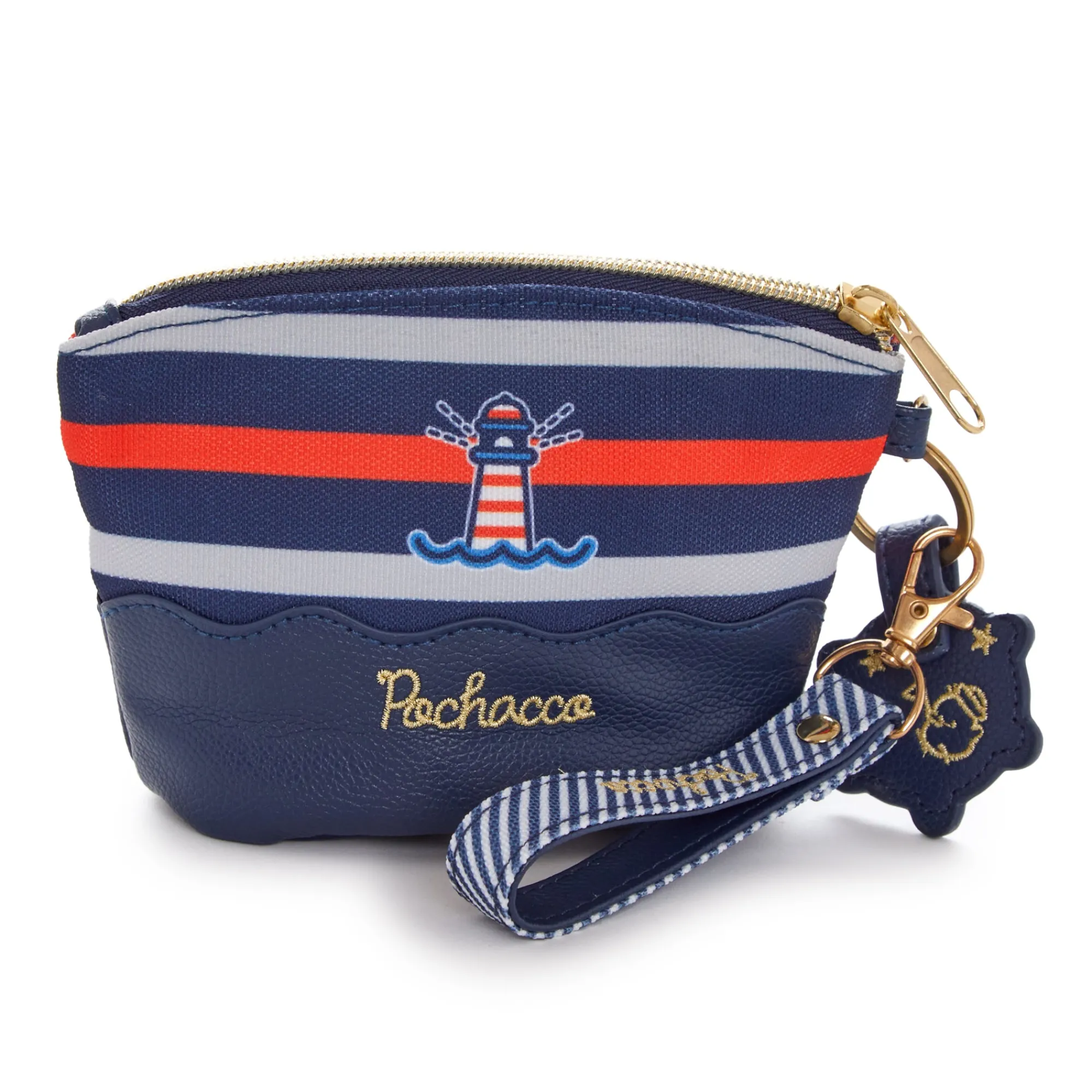 Global Original Pochacco Mini Zipper Pouch (Nautical Series)