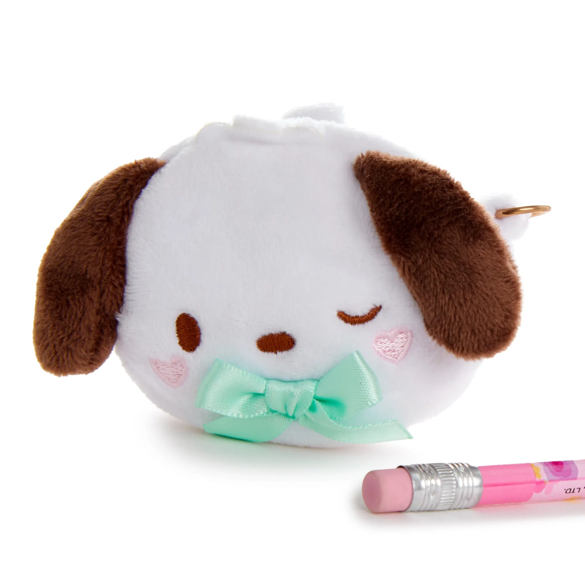 Global Original Pochacco Plush Convertible Mini Pouch (Wink Series)