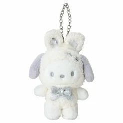 Japan Original Pochacco Plush Mascot Bag Charm (Snow Bunny Series)
