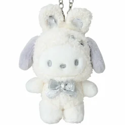 Japan Original Pochacco Plush Mascot Bag Charm (Snow Bunny Series)