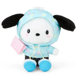 Japan Original Pochacco Plush Mascot Keychain (Day at the Funfair Series)