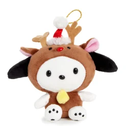 NAKAJIMA CORPORATION Pochacco Plush Reindeer Ornament