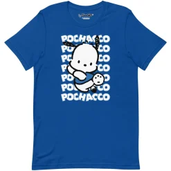 Printful Pochacco Watashi Wa T-Shirt (Blue)