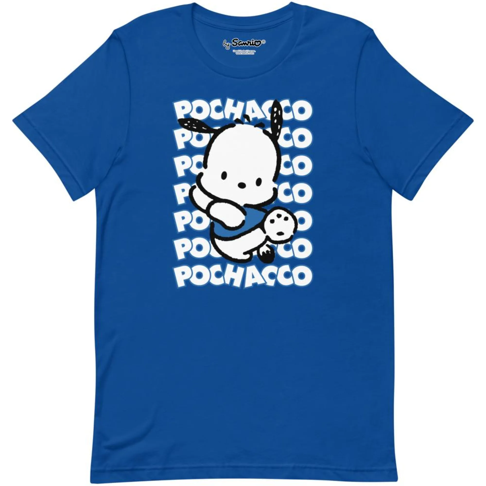 Printful Pochacco Watashi Wa T-Shirt (Blue)