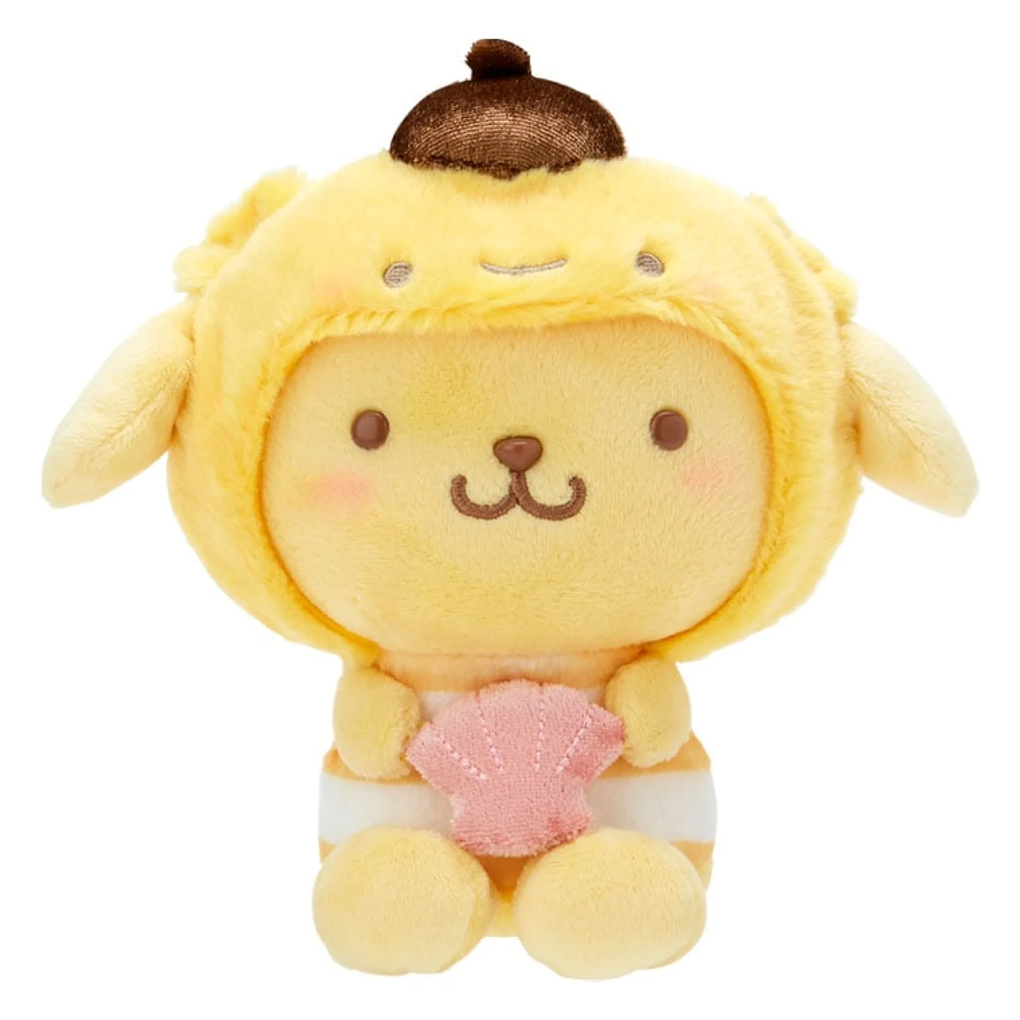 Japan Original Pompompurin 6" Clownfish Plush