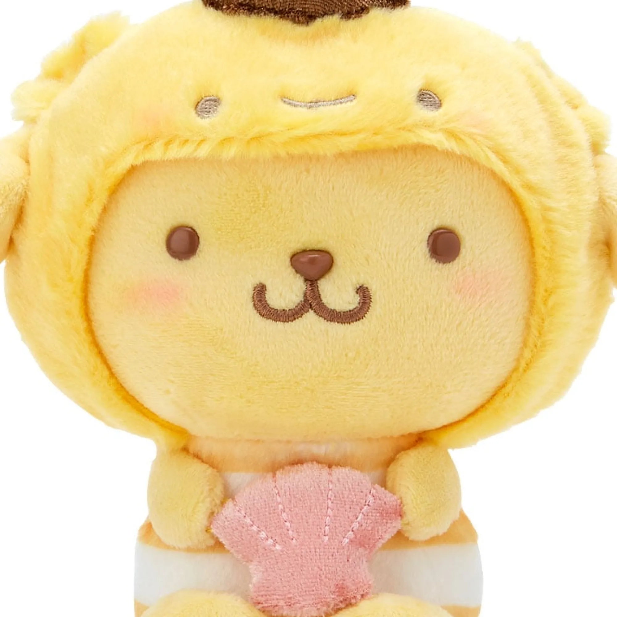 Japan Original Pompompurin 6" Clownfish Plush