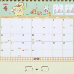 Japan Original Pompompurin 2025 Desk Calendar
