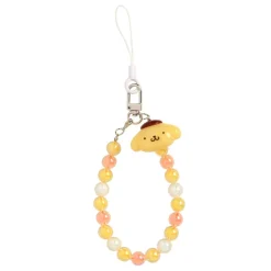 Japan Original Pompompurin Beaded Smartphone Charm