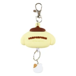Japan Original Pompompurin Bestie Face Badge Reel