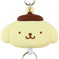 Japan Original Pompompurin Bestie Face Badge Reel