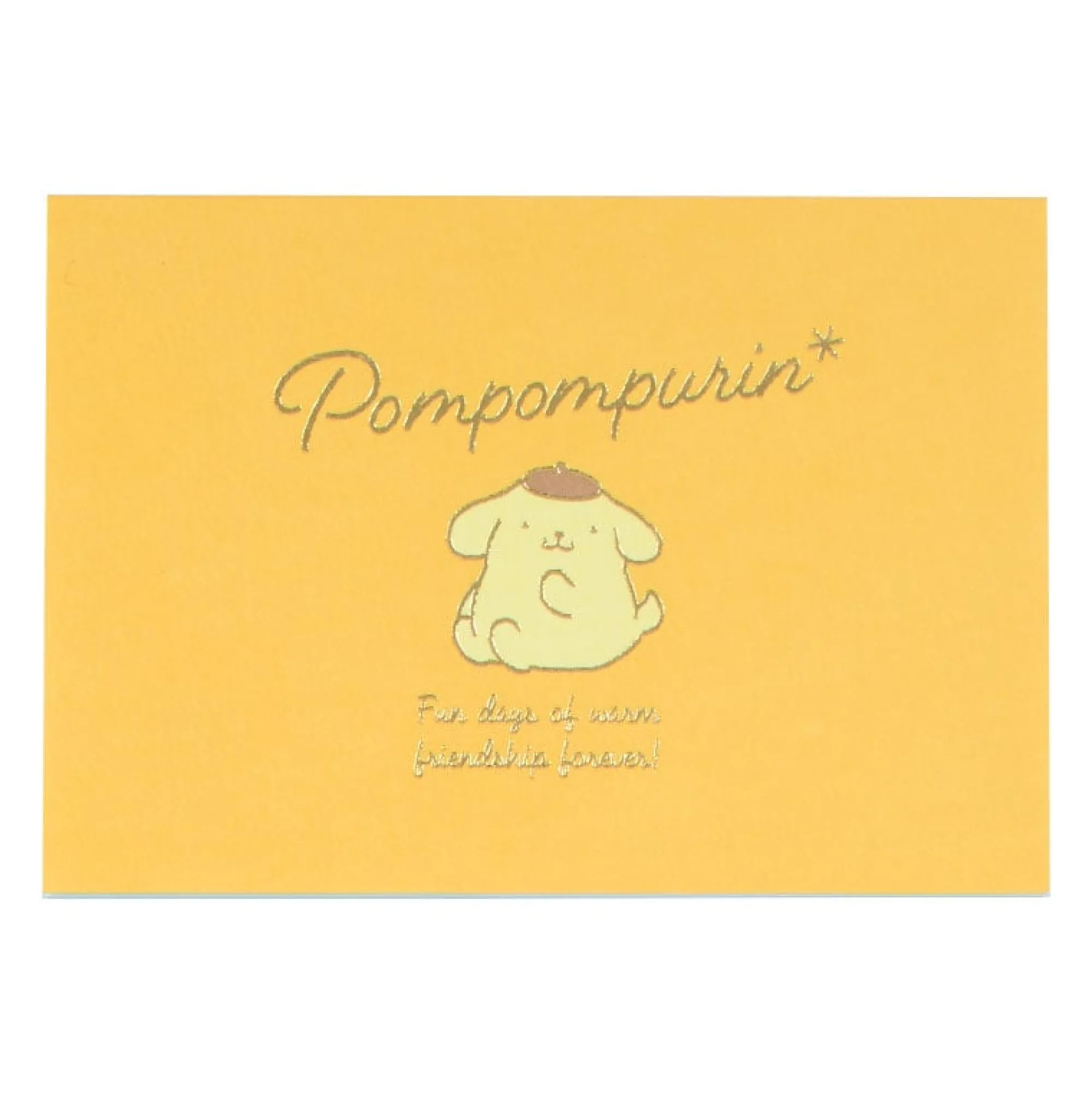 Japan Original Pompompurin Classic Mini Memo Pad