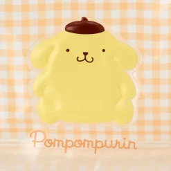 Japan Original Pompompurin Clear Gingham Zipper Pouch