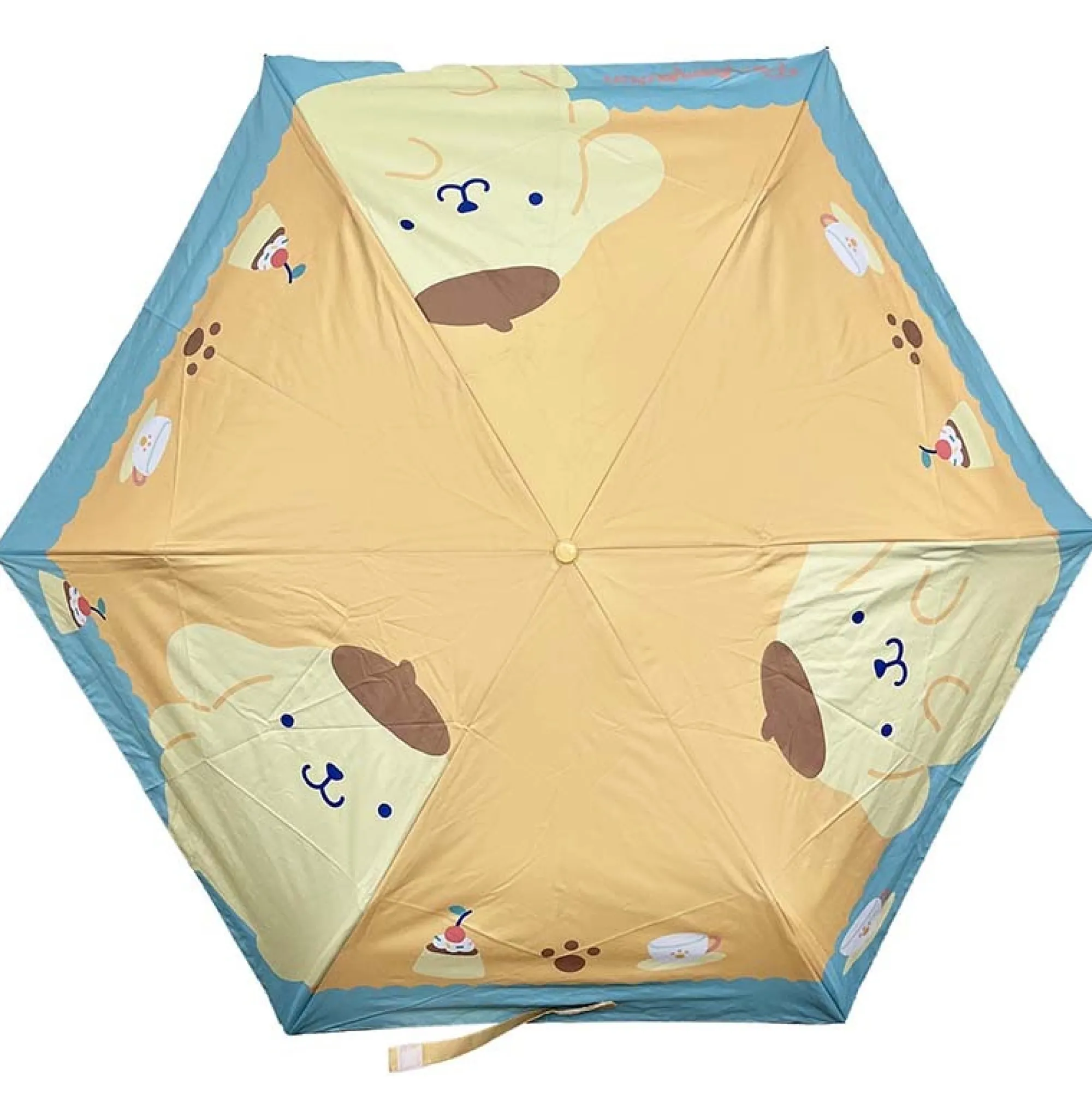 Global Original Pompompurin Compact Travel Umbrella (Sweet Treats)