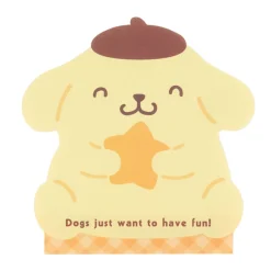 Japan Original Pompompurin Die-cut Memo Pad (Expressions)