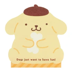 Japan Original Pompompurin Die-cut Memo Pad (Expressions)