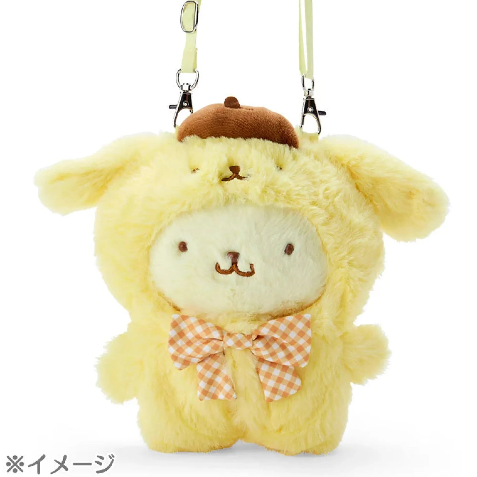 Japan Original Pompompurin Dress-Up Doll Clothes With Carrying Strap (Medium)