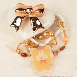 Hamee.com - Hamee US Pompompurin Latte Bear Beaded Charm Mobile Phone Wrist Strap