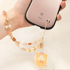 Hamee.com - Hamee US Pompompurin Latte Bear Beaded Charm Mobile Phone Wrist Strap