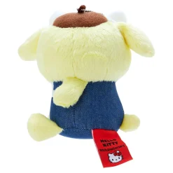 Japan Original Pompompurin Mascot Keychain Plush (Hello, Everyone! Series)