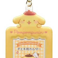 Japan Original Pompompurin Mascot Photo Holder Charm